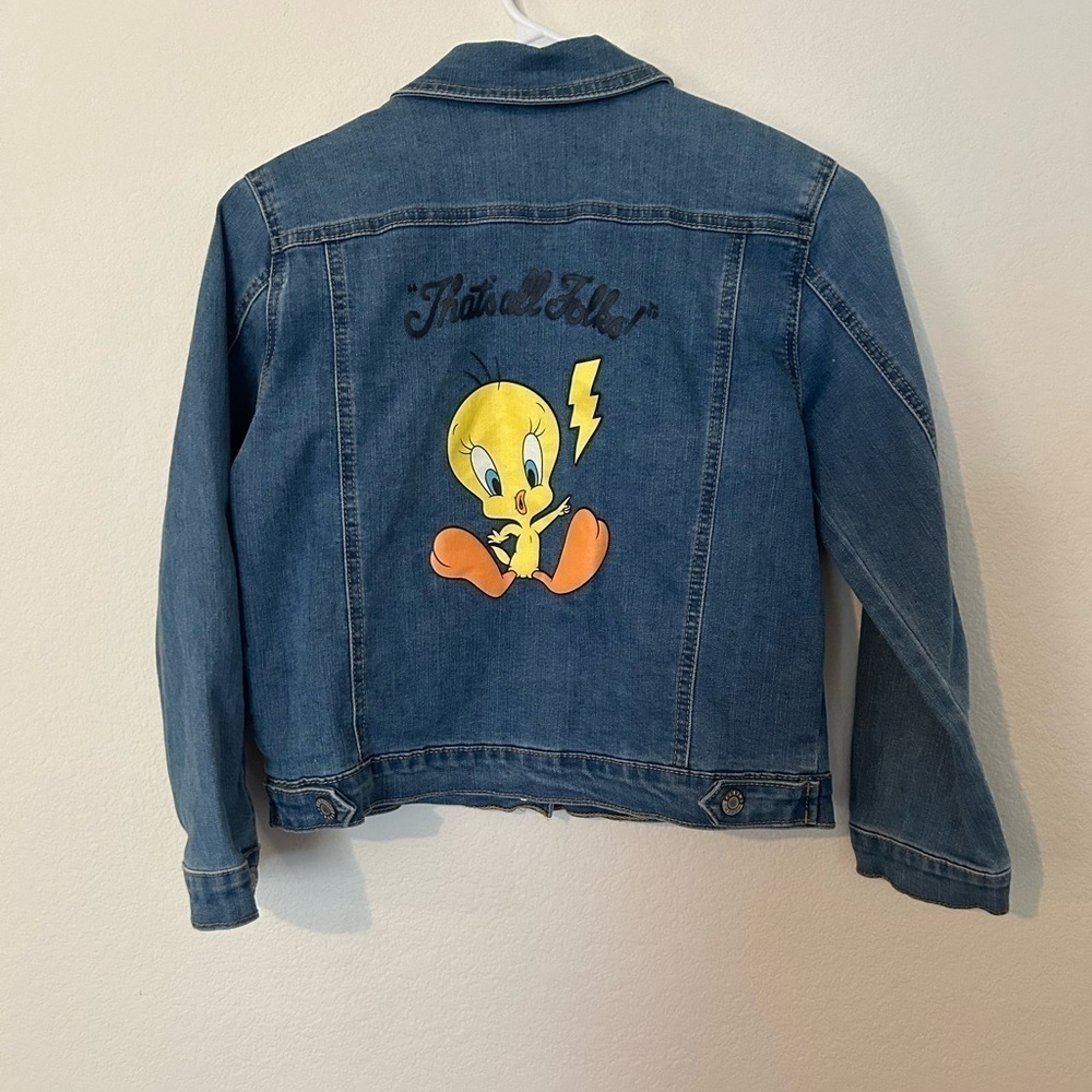 Looney Toons Tweety Bird Jean Jacket
Kids 10/12
